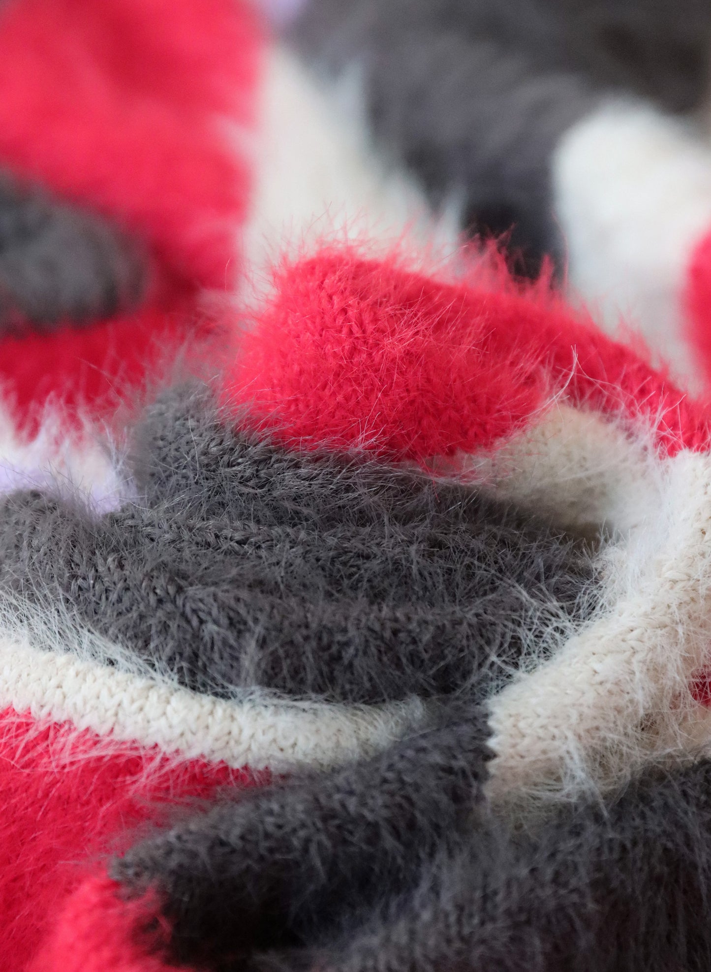 OWNth(オンス) シャギーボーダータートルネックニットトップス きれいめ レディース 生地感