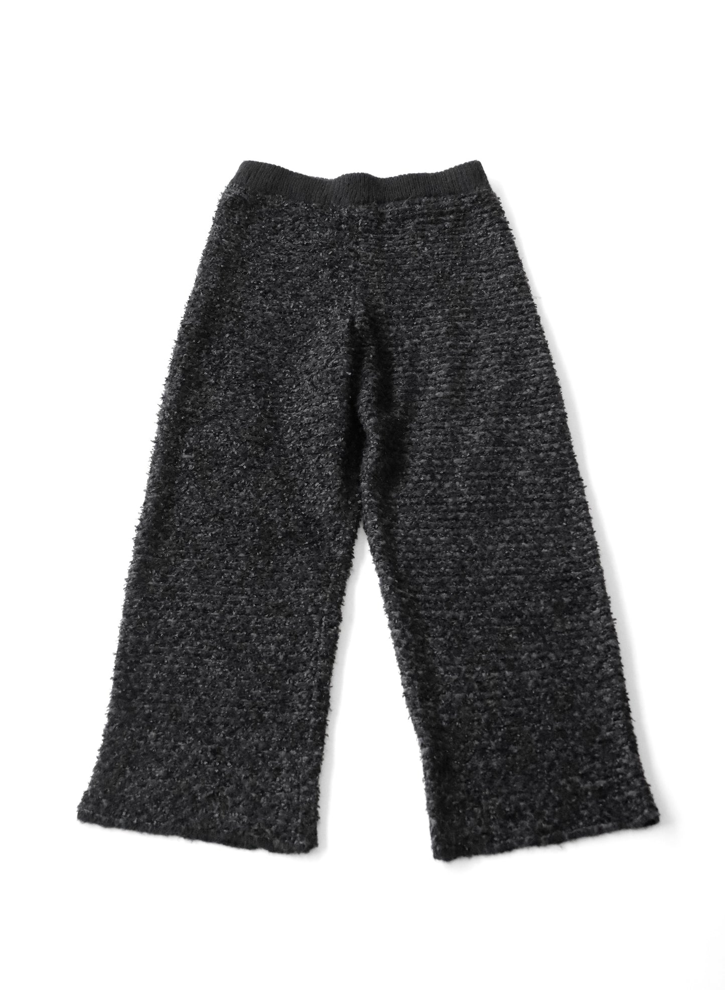 OWNth(オンス) テープヤーンニットパンツ きれいめ レディース ブラック 黒