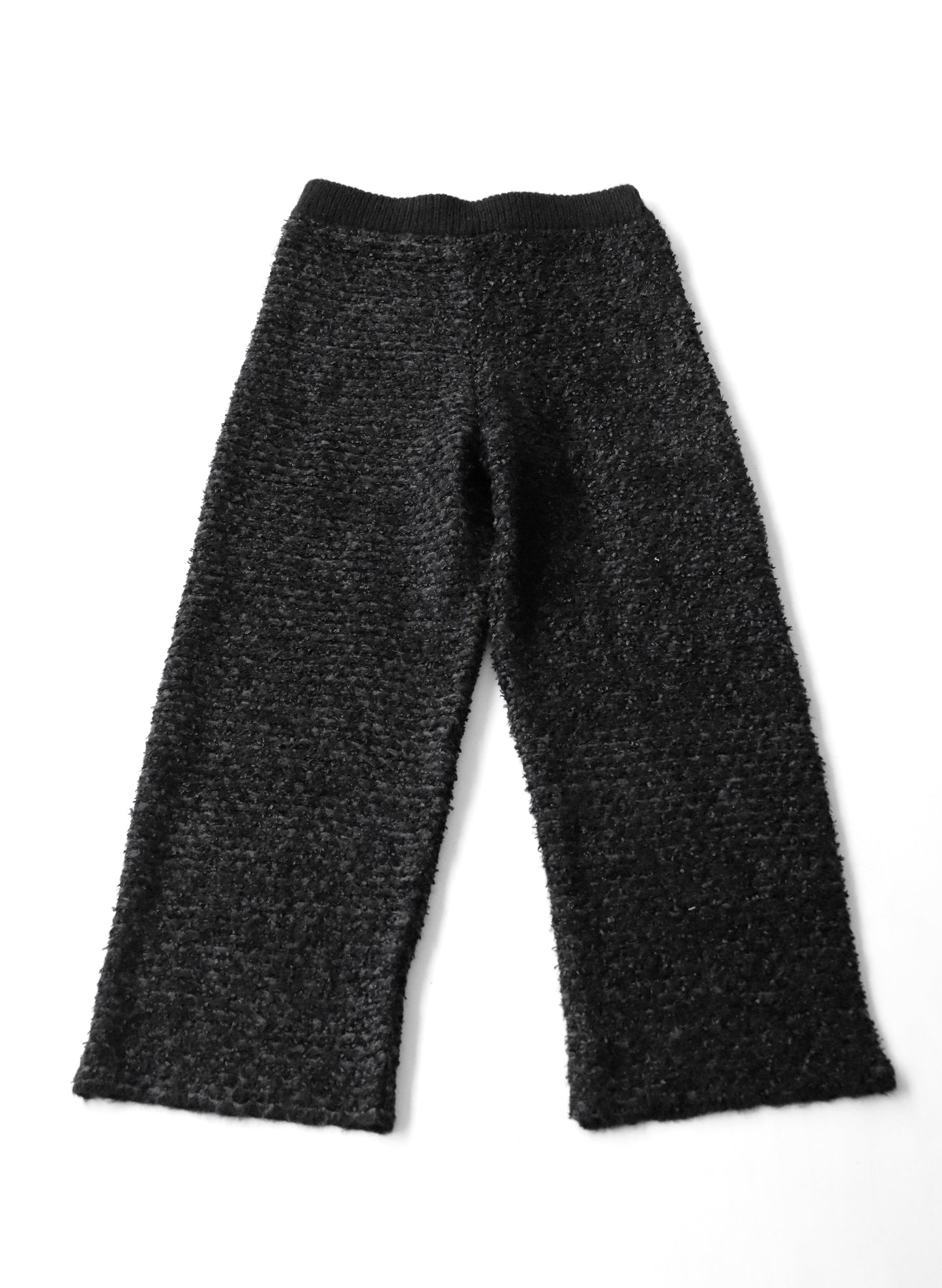 OWNth(オンス) テープヤーンニットパンツ きれいめ レディース ブラック 黒