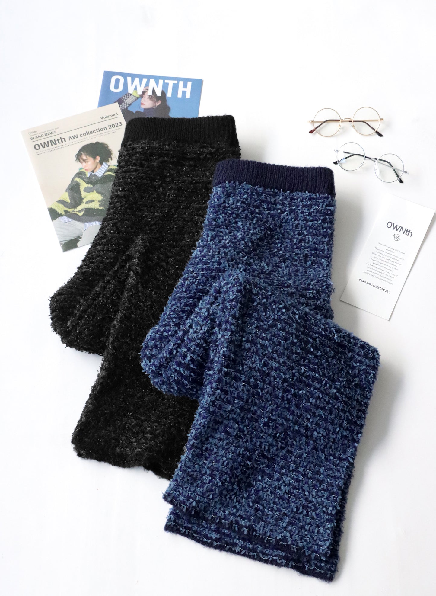 OWNth(オンス) テープヤーンニットパンツ きれいめ レディース