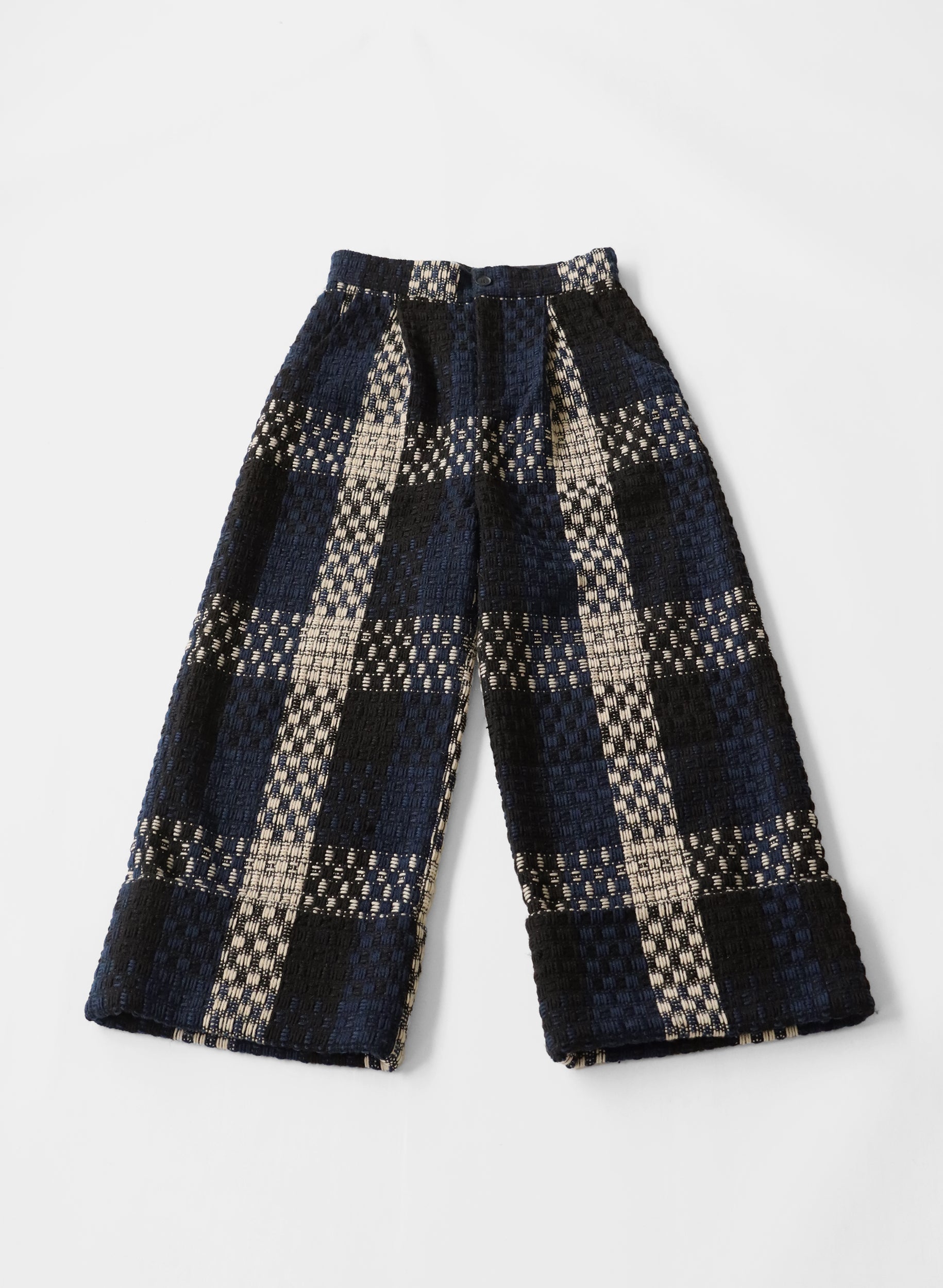 OWNth(オンス) ツイードワイドパンツ きれいめ レディース ブラック 黒