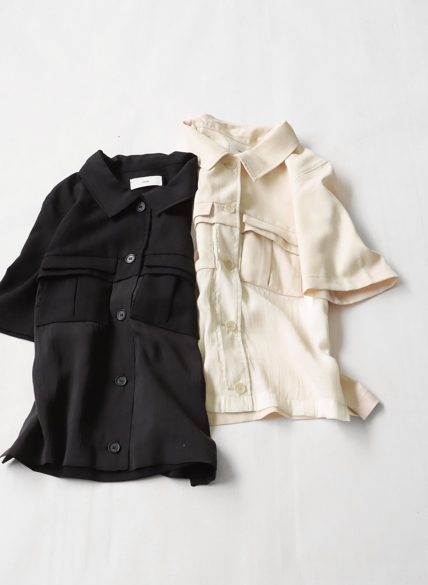 OWNth(オンス) 切替シアーポケットシャツ きれいめ レディース