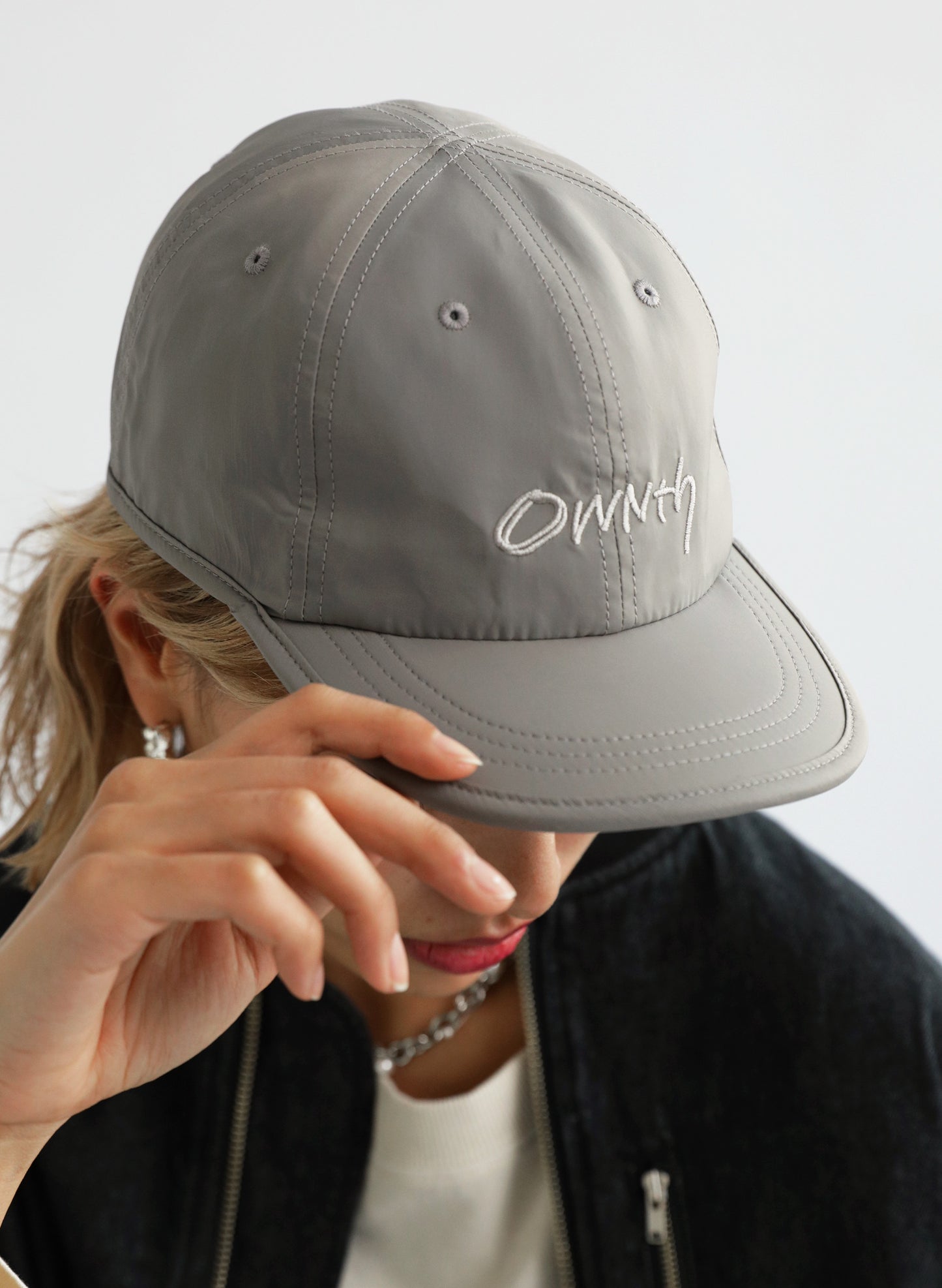OWNth(オンス) OWNthロゴキャップ きれいめ ユニセックス ベージュ