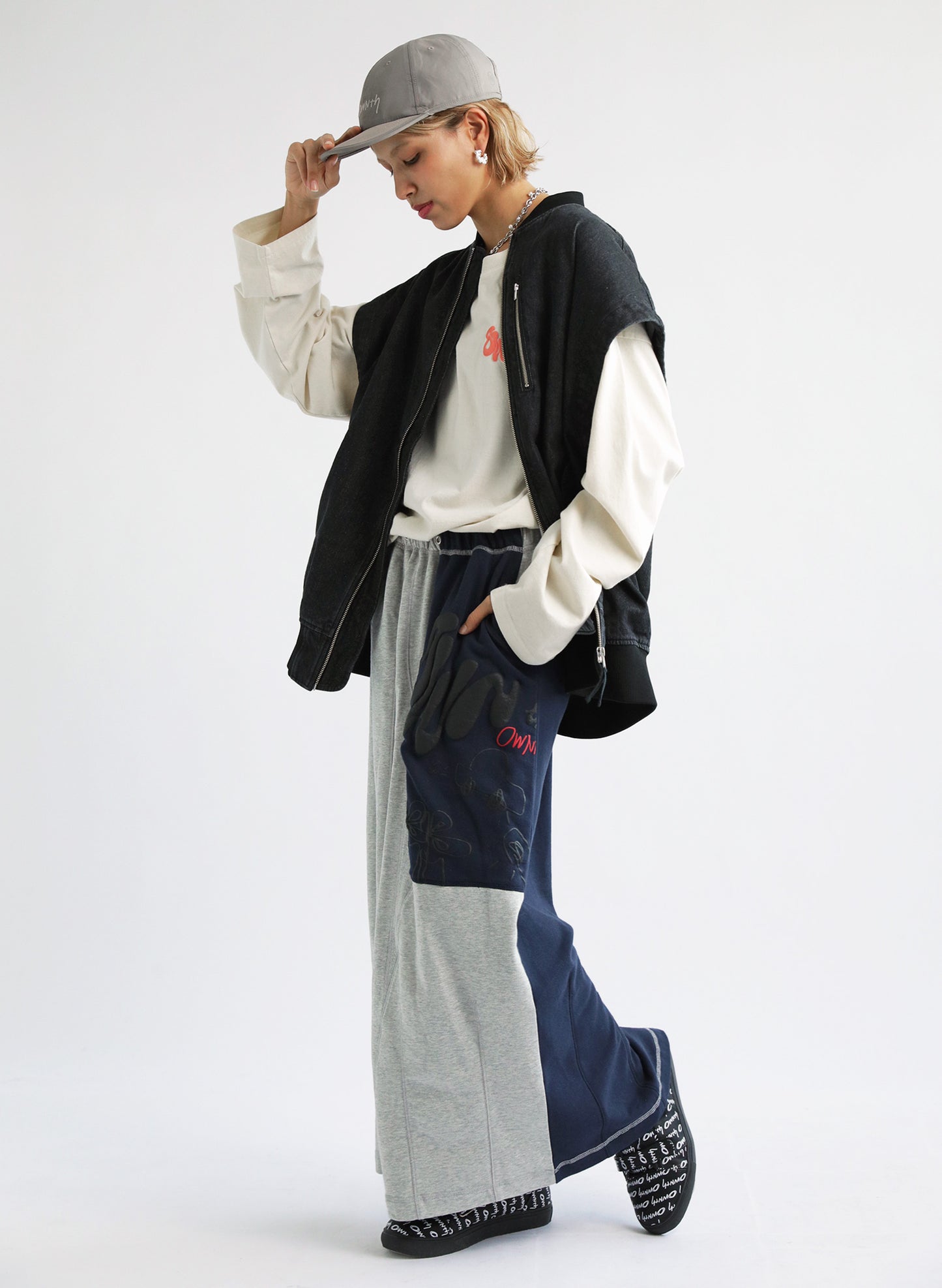 OWNth(オンス) OWNthロゴキャップ きれいめ ユニセックス ベージュ