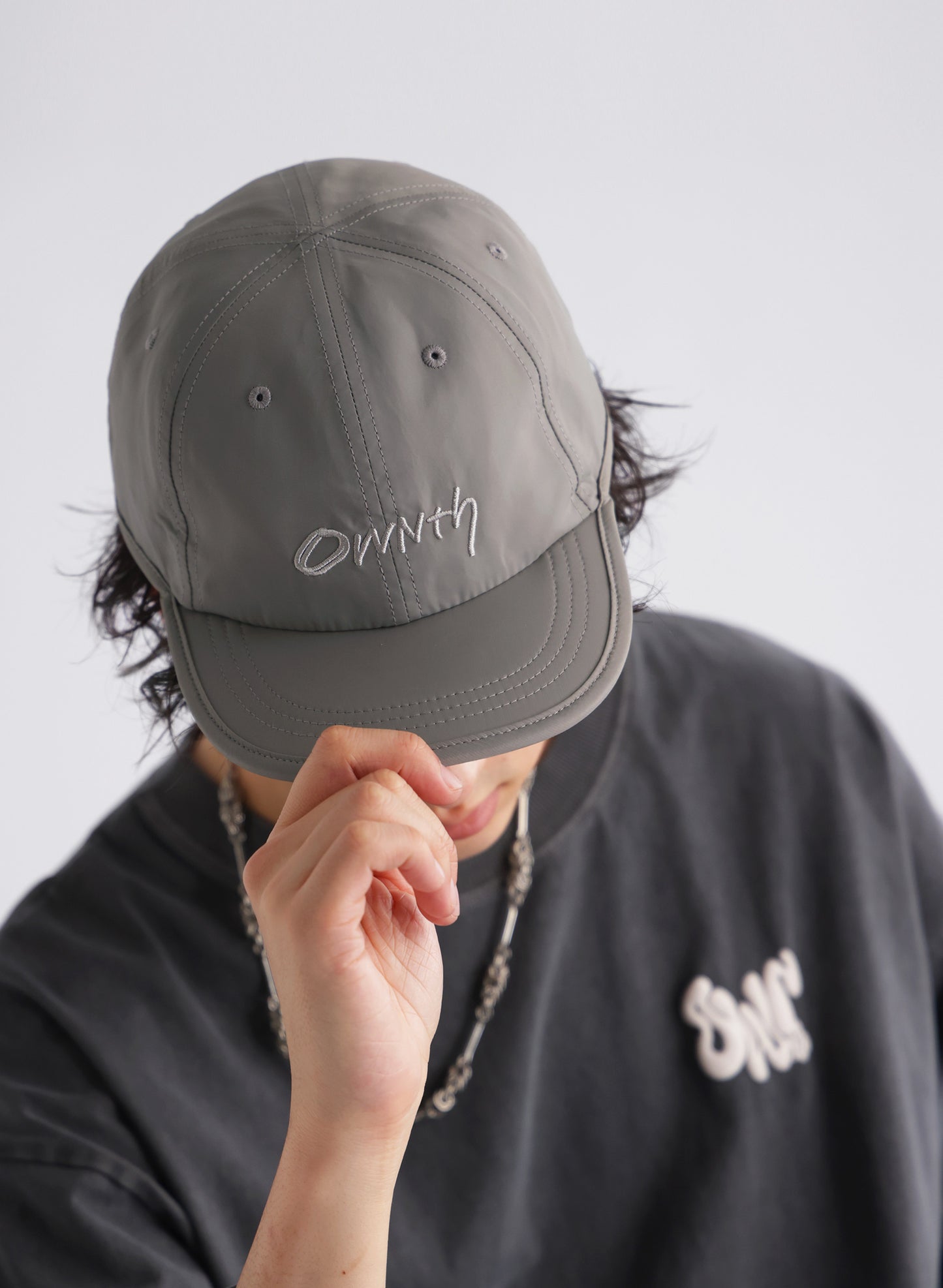 OWNth(オンス) OWNthロゴキャップ きれいめ ユニセックス ベージュ
