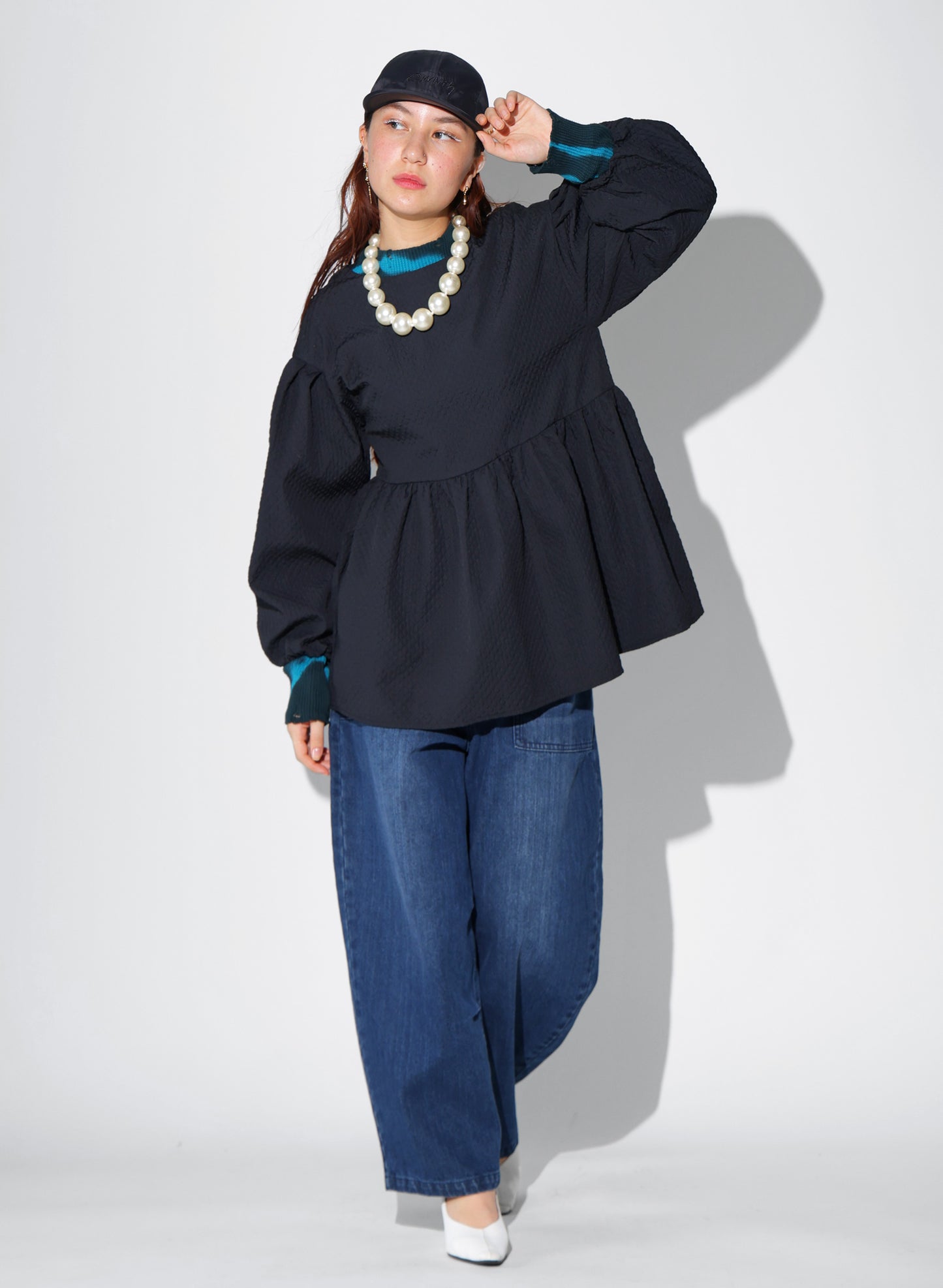 OWNth(オンス) OWNthロゴキャップ きれいめ ユニセックス ブラック 黒