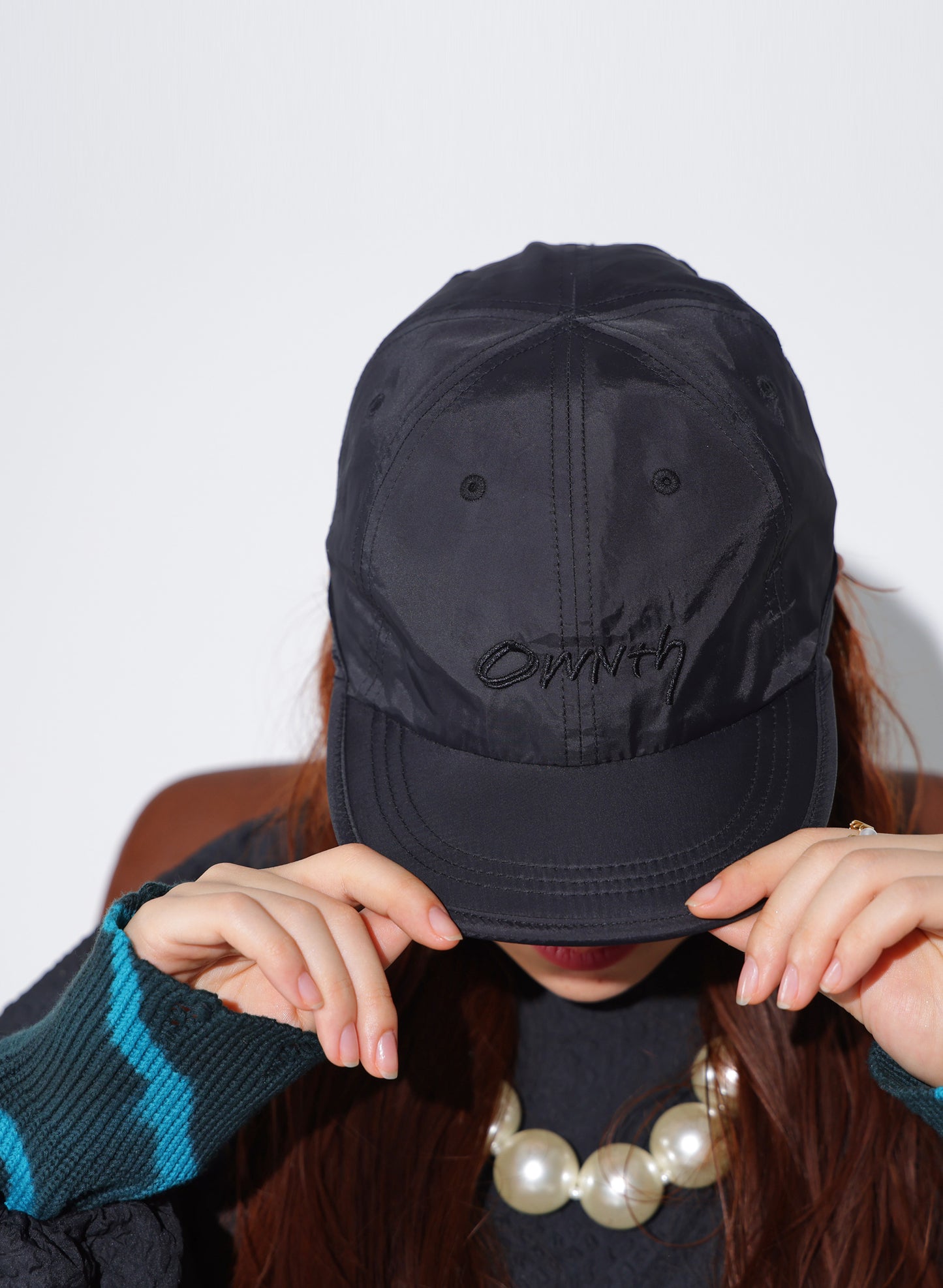 OWNth(オンス) OWNthロゴキャップ きれいめ ユニセックス ブラック 黒