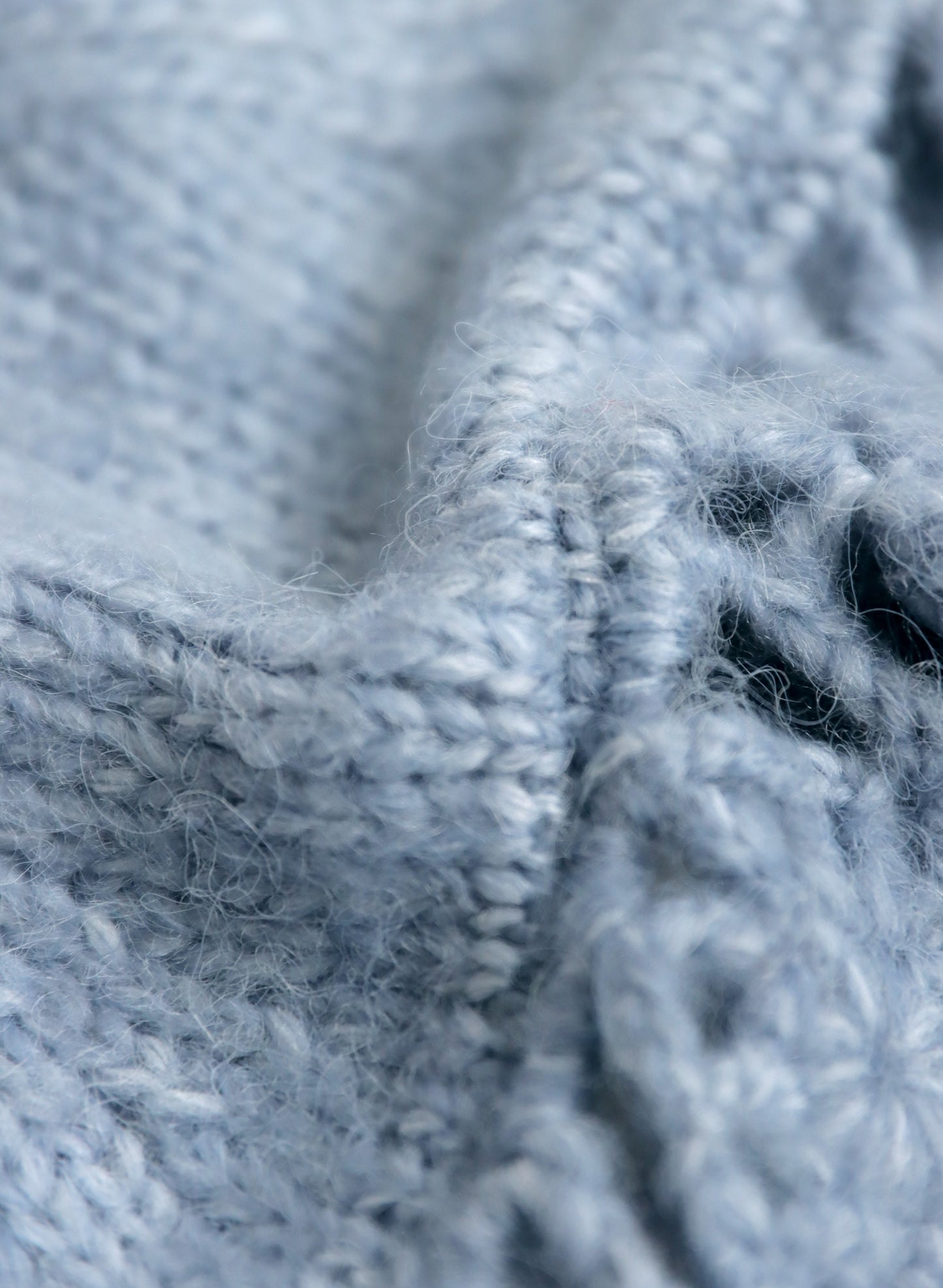 OWNth(オンス) パッチ付きニットキャップ きれいめ ユニセックス ブルー