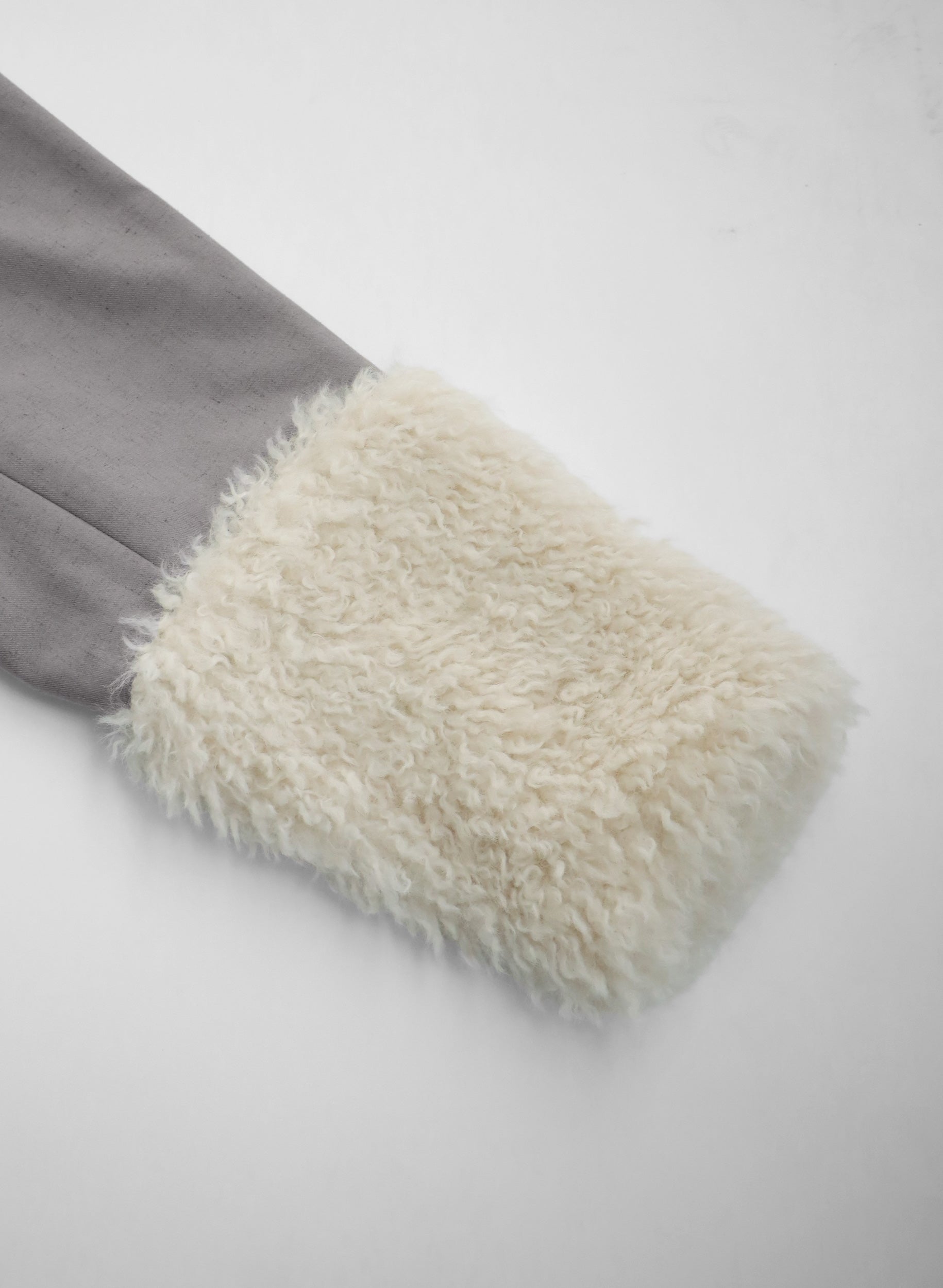 OWNth(オンス) ファードッキングテーラードジャケット きれいめ レディース グレー