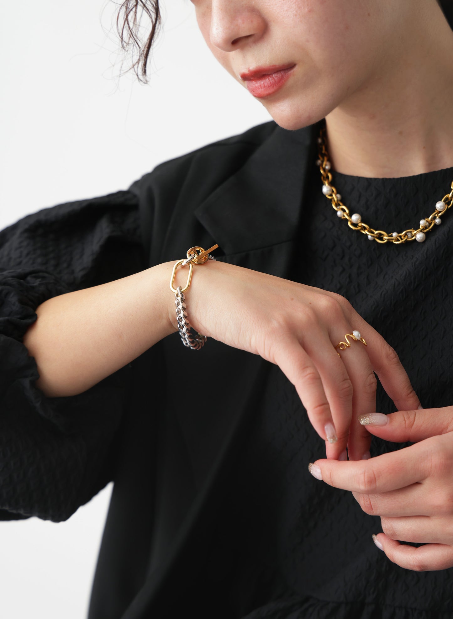 OWNth(オンス) チェーンブレスレット きれいめ レディース シルバー