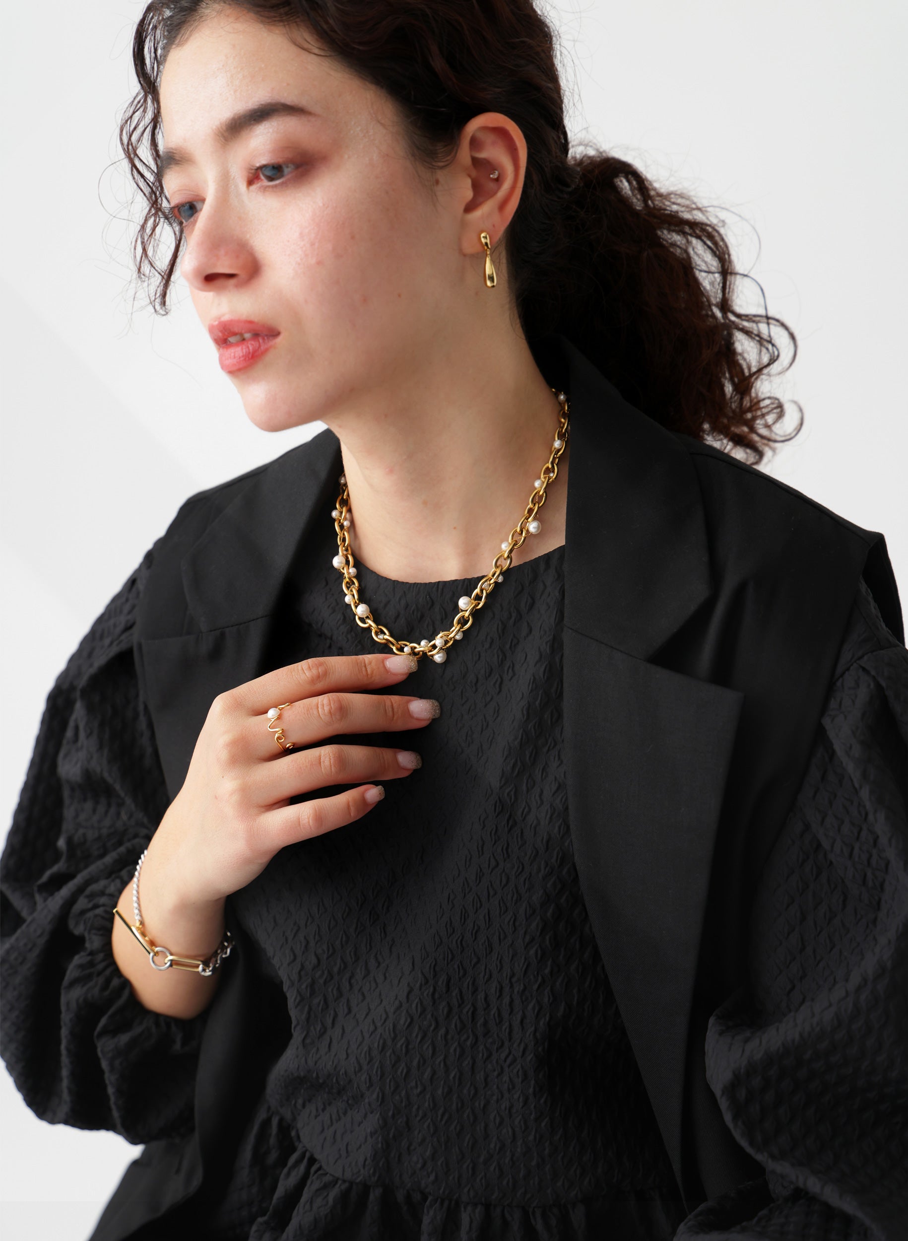 OWNth(オンス) チェーンブレスレット きれいめ レディース シルバー