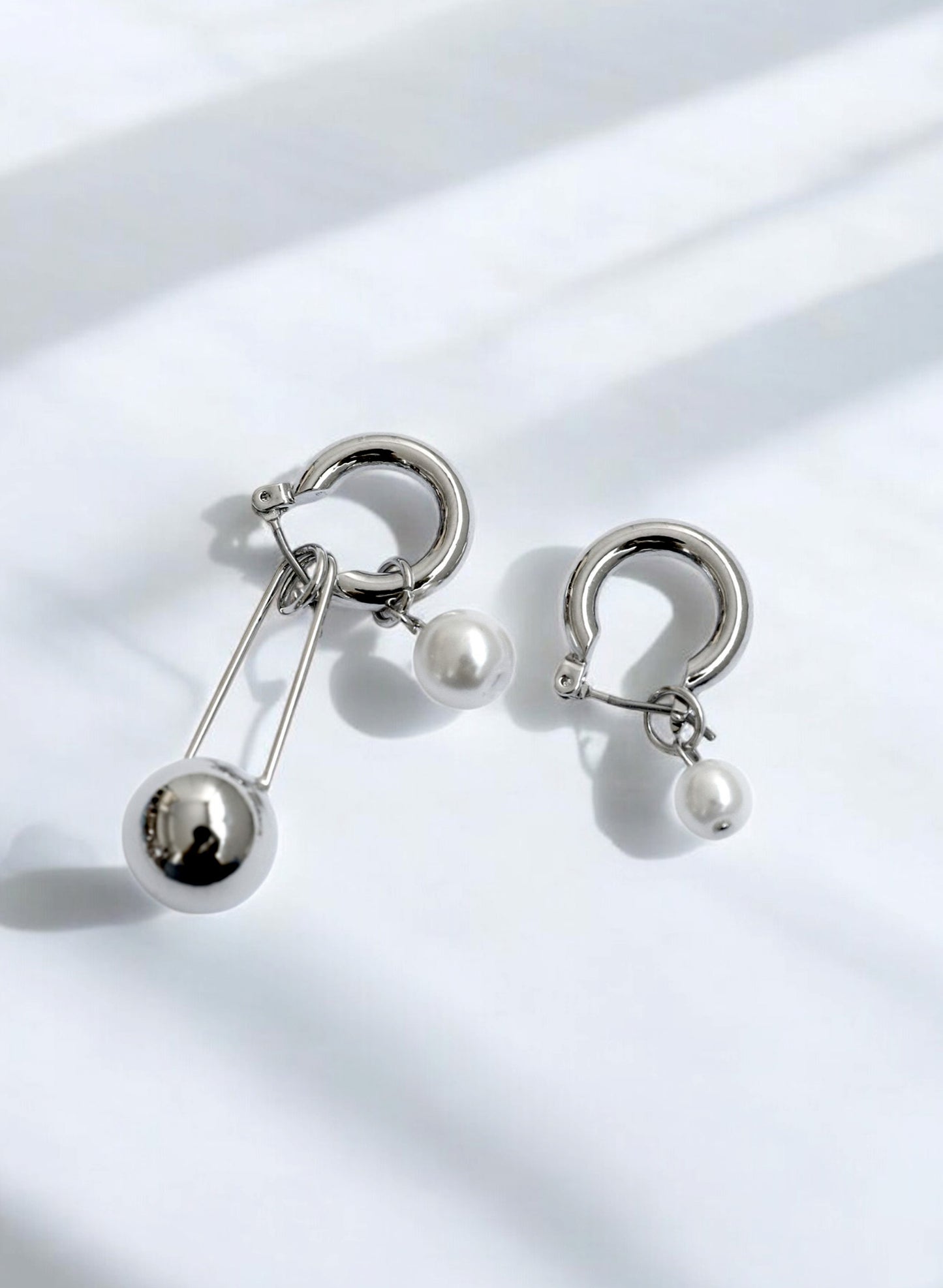 OWNth(オンス) 2WAYアシメピアス きれいめ レディース シルバー