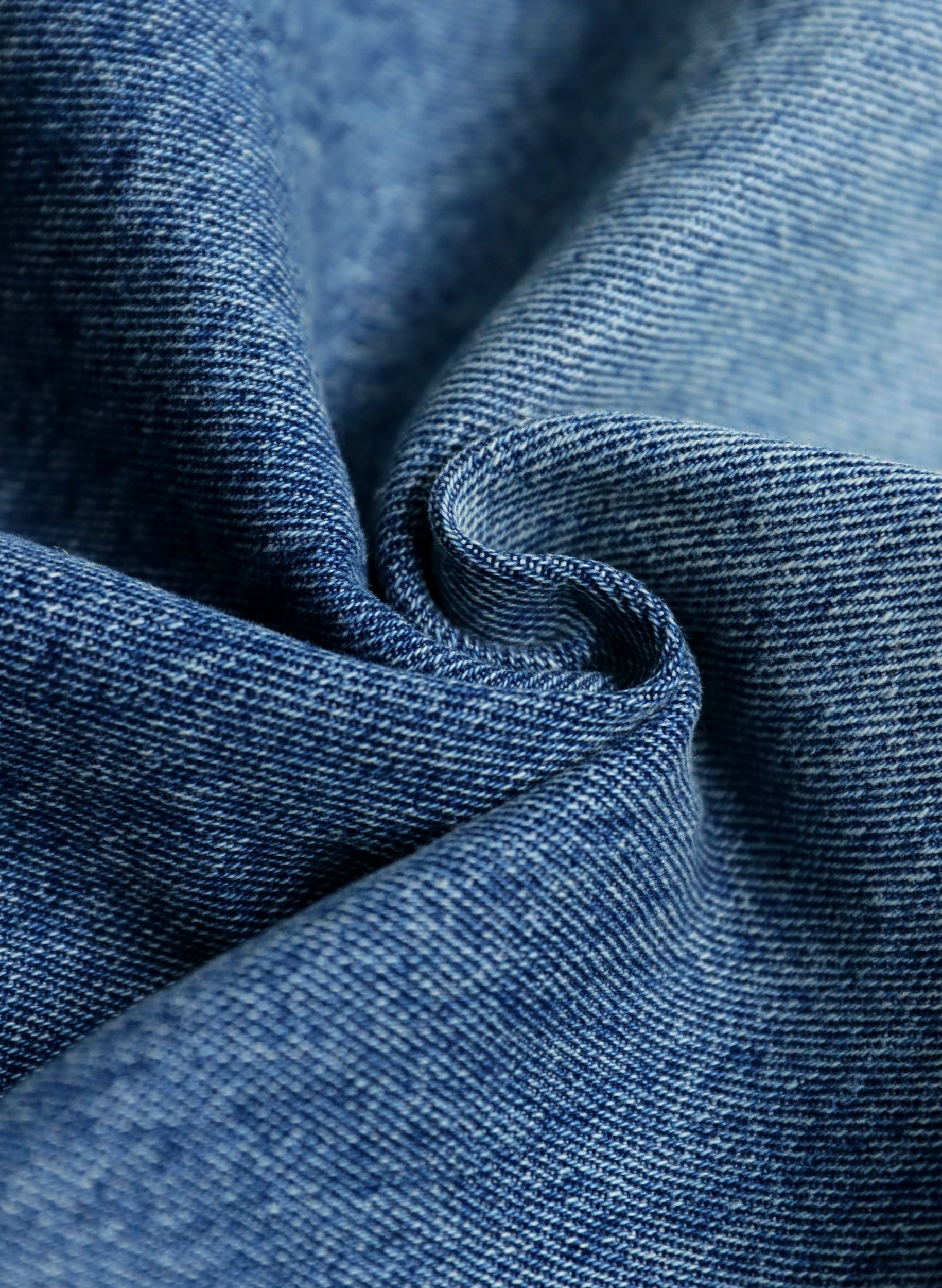 OWNth(オンス) 裾ドロストデザインデニムバルーンパンツ きれいめ ユニセックス ブルー