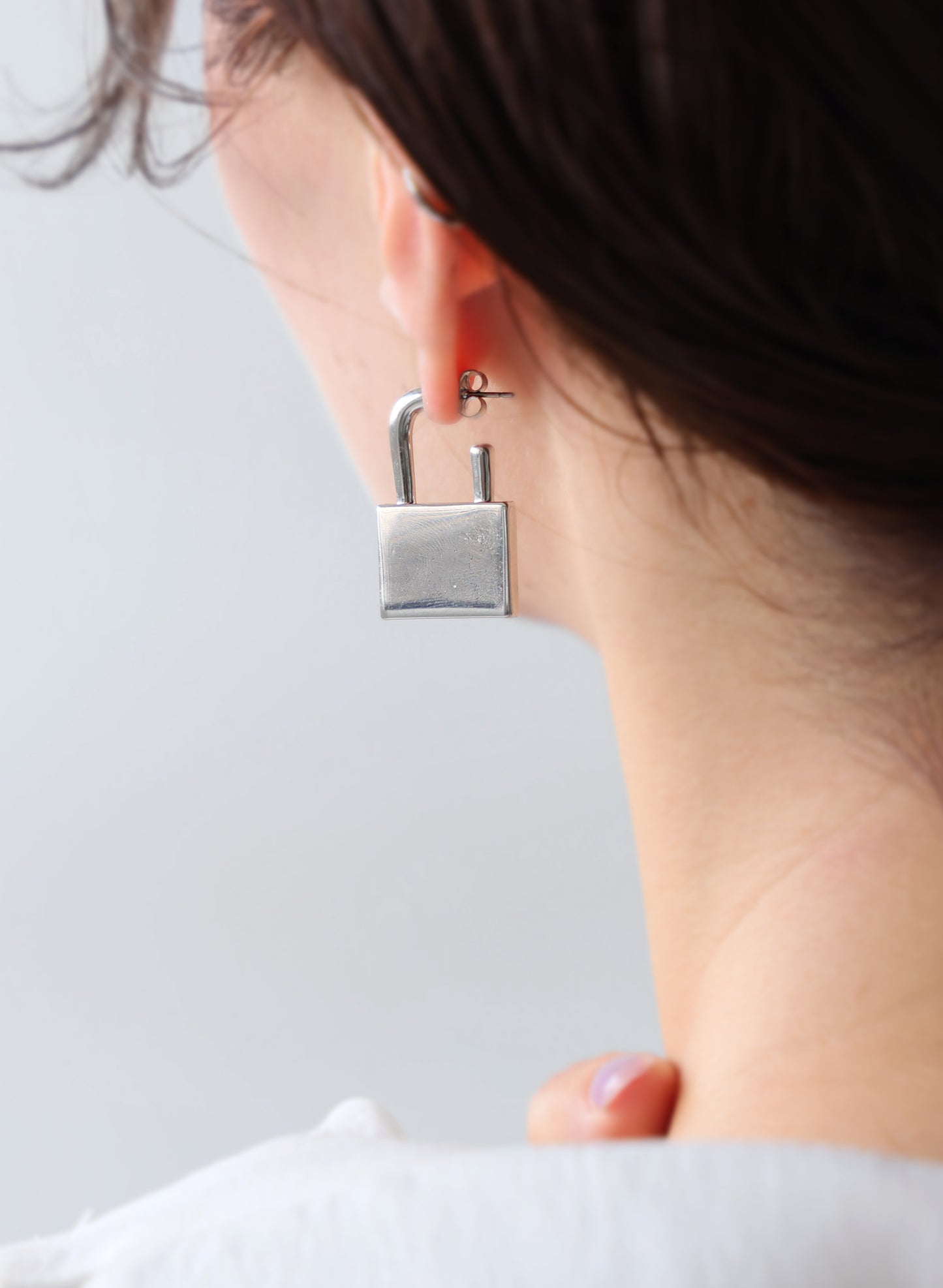 OWNth(オンス) ロックモチーフピアス きれいめ レディース シルバー