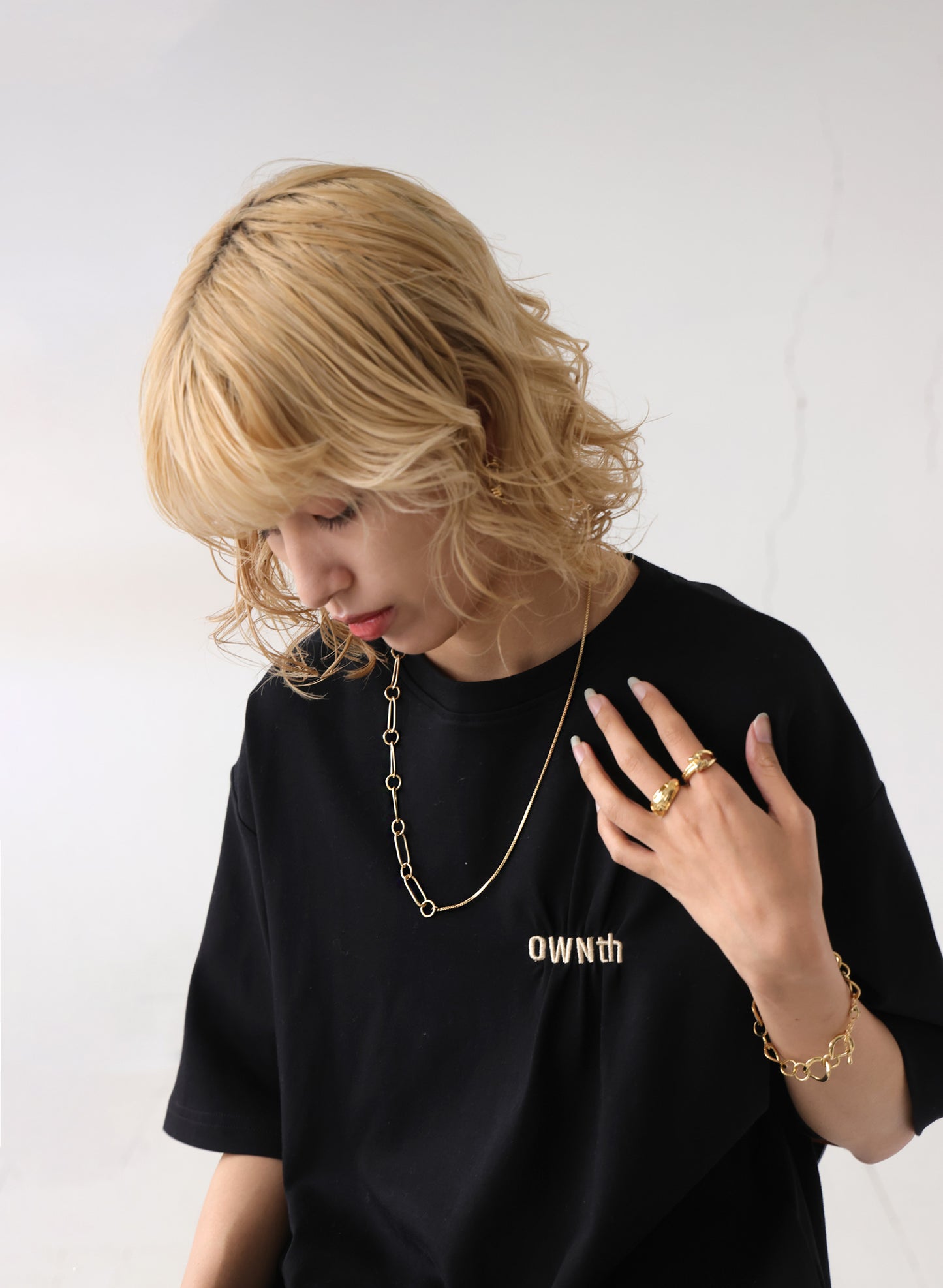 OWNth(オンス) ロングネックレス きれいめ レディース ゴールド