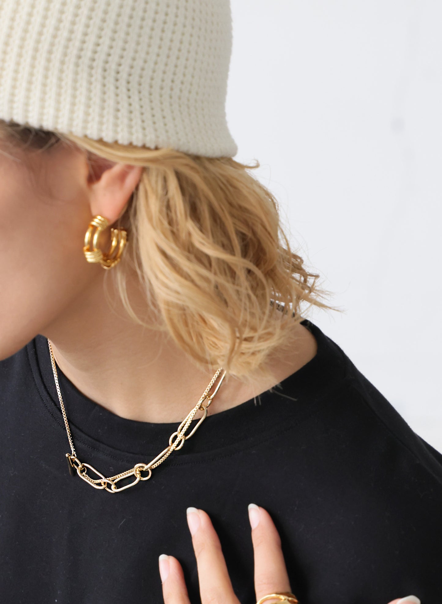 OWNth(オンス) ロングネックレス きれいめ レディース ゴールド