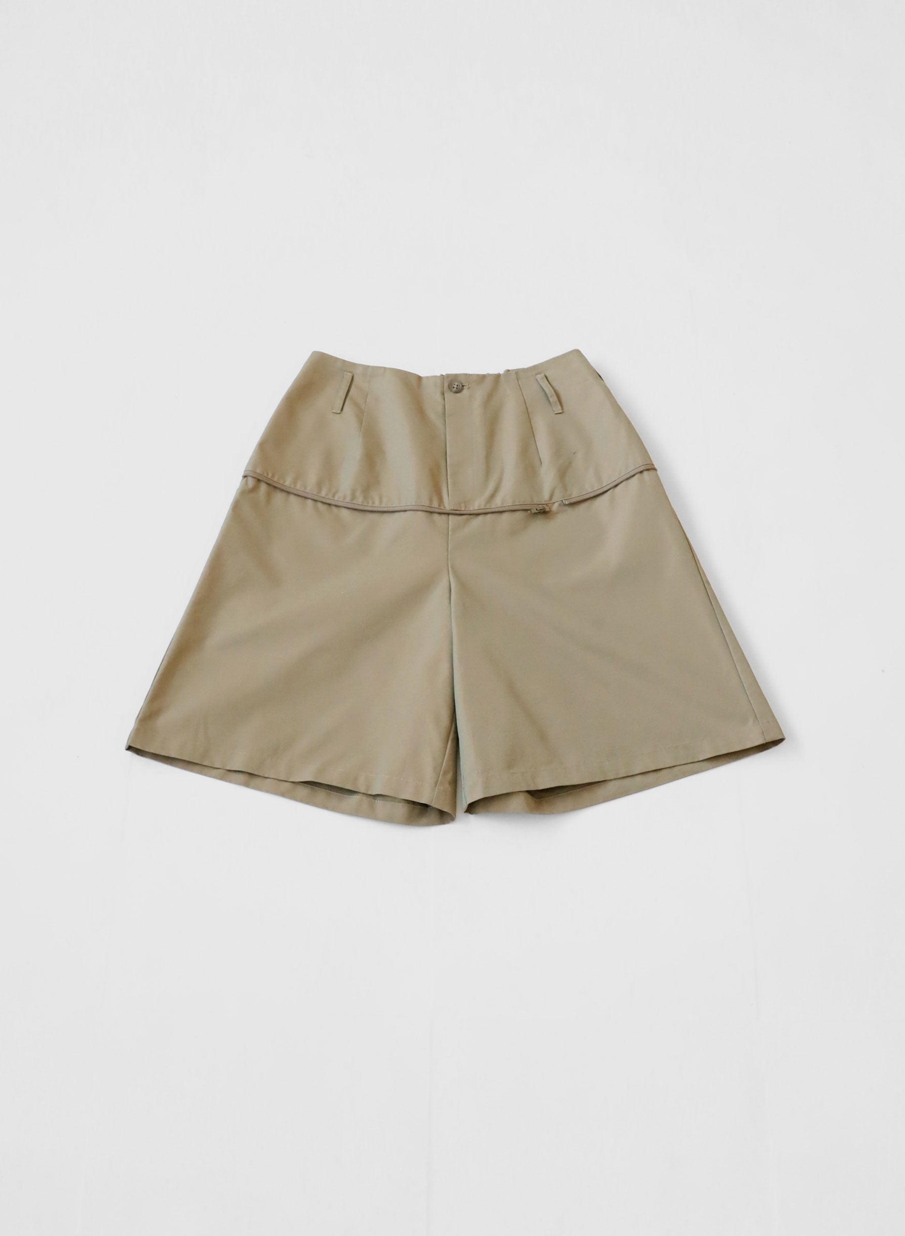 OWNth(オンス) ハーフパンツ×ロングスカート きれいめ レディース ベージュ