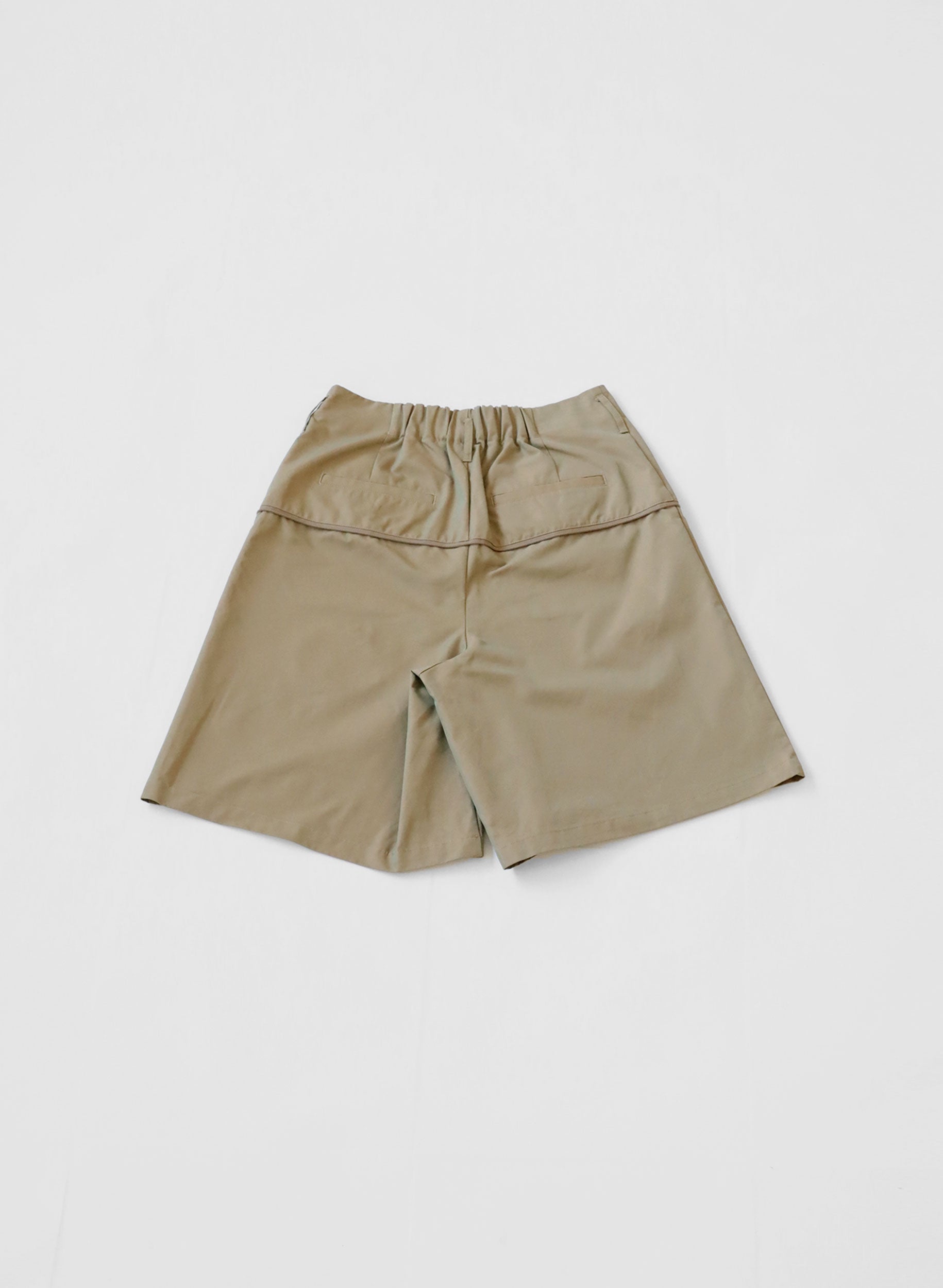 OWNth(オンス) ハーフパンツ×ロングスカート きれいめ レディース ベージュ