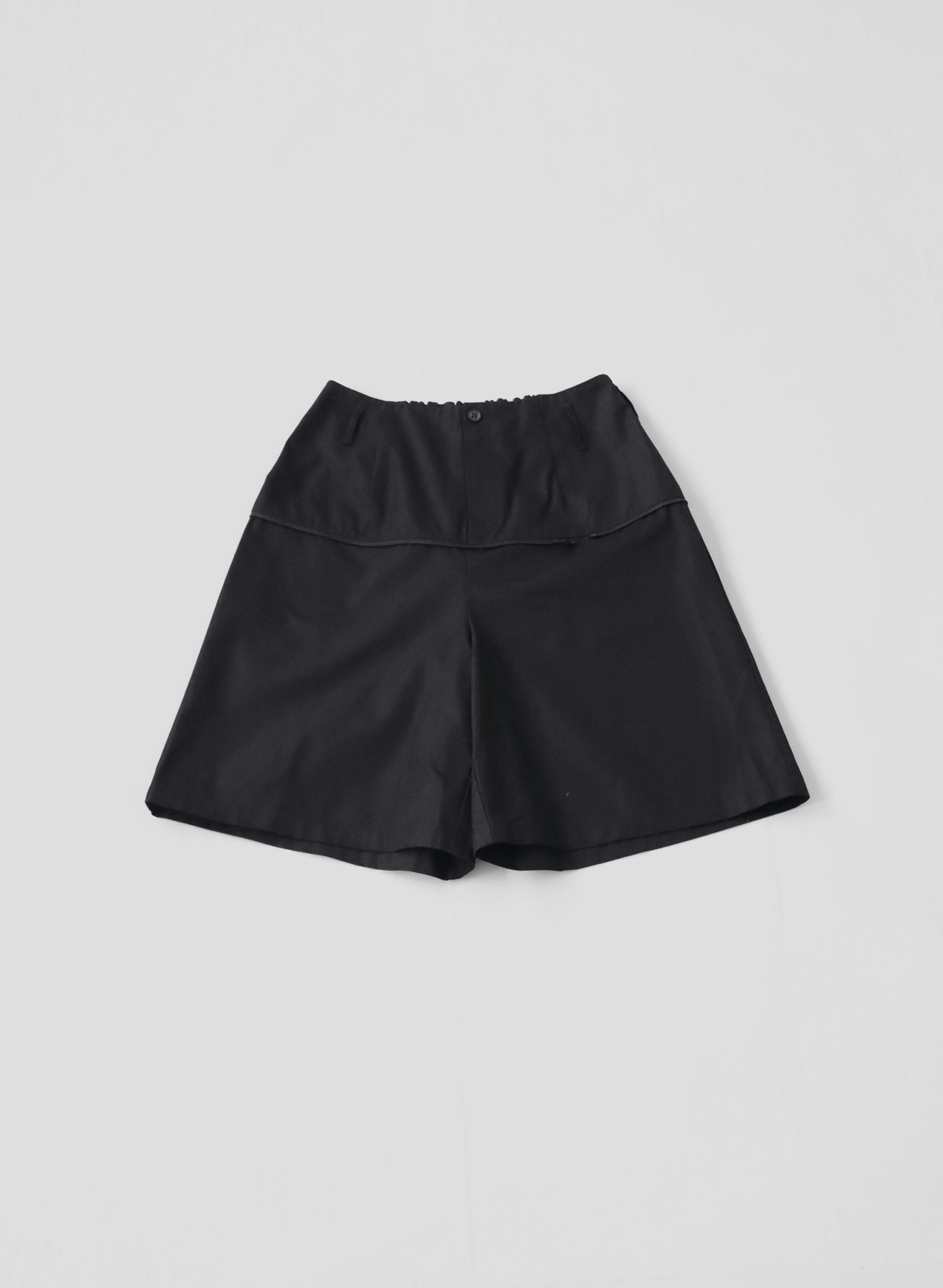 OWNth(オンス) ハーフパンツ×ロングスカート きれいめ レディース ブラック 黒