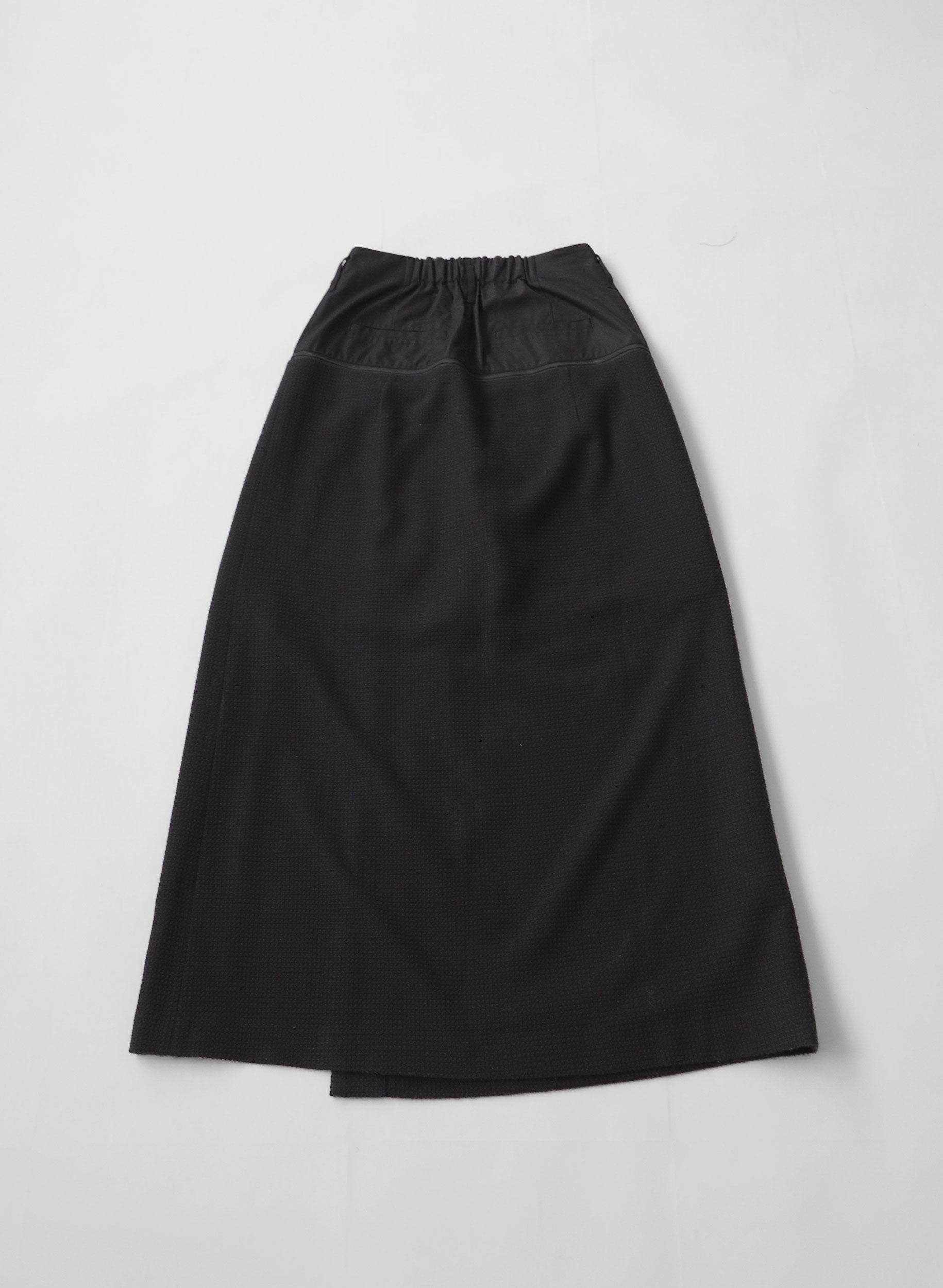 OWNth(オンス) ハーフパンツ×ロングスカート きれいめ レディース ブラック 黒