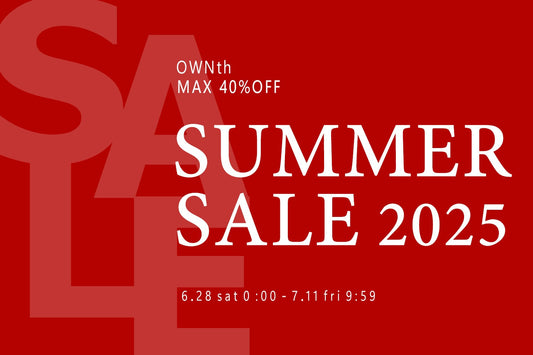 【SUMMER SALE】最大40%OFF！大人気のロゴTや今すぐ使えるアイテムが盛りだくさん！