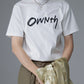 OWNth(オンス) ステッチデザインロゴTシャツ きれいめ レディース　ホワイト　白