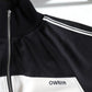 OWNth(オンス) ドロストギャザーデザインジップラインワンピース きれいめ レディース　黒　ブラック